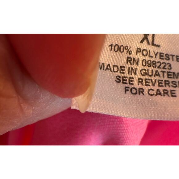 Magellan XL Boyfriend Fit Pink Fish Gear Moisture Wicking Barbie - Picture 7 of 8